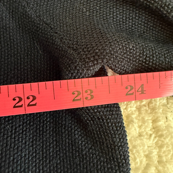 VTG Brooks Brothers Mens Knit 100% Merino Wool Black Long Sleeve Sweater Size XL - Picture 6 of 9